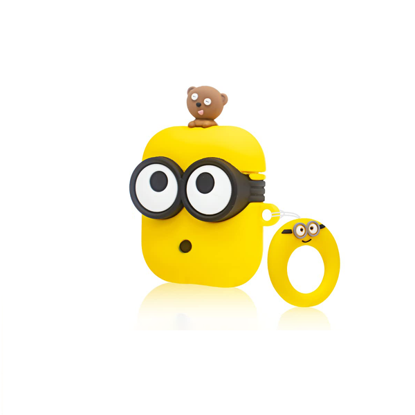 Inspired by Minion Silicone Protective Case Compatible with Earpods 1/2