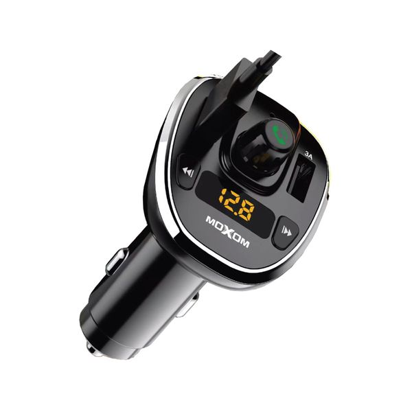 Moxom MX-VC12 Bluetooth 5.0 FM Transmitter with Dual USB Car Charger
