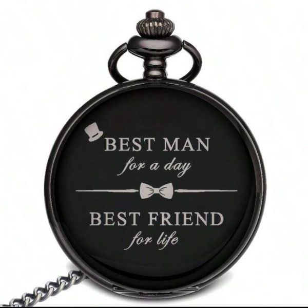 Groom Squad Best Man Gift Pocket Watch