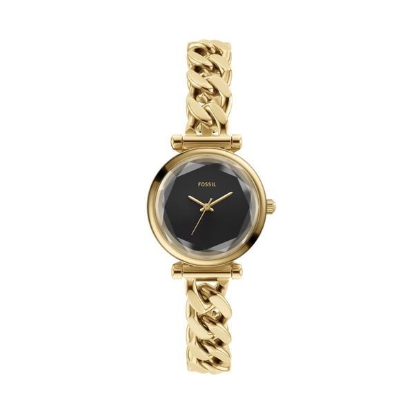 Fossil - Carlie 3-Hand Stainless Steel Watch - Gold-Tone