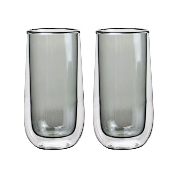 Blue Angel Anti-Scalding Double Layer Borosilicate Cup Set Of 2 - 210ml