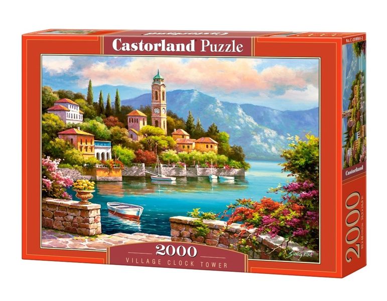 Village Clock Tower - 2000 Piece Puzzle