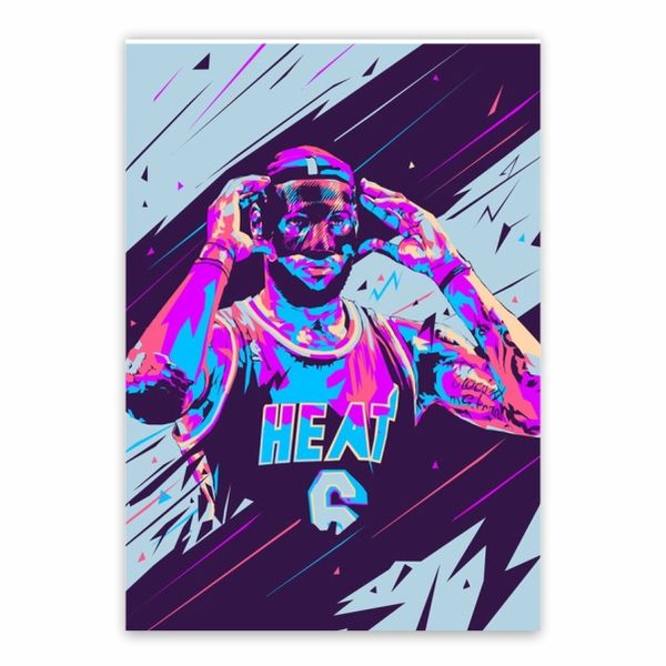 Lebron James Heat Poster - A1