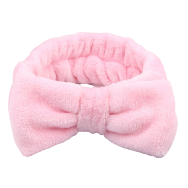 Make-up, Face-wash Hairband/Headband - Plush Bow