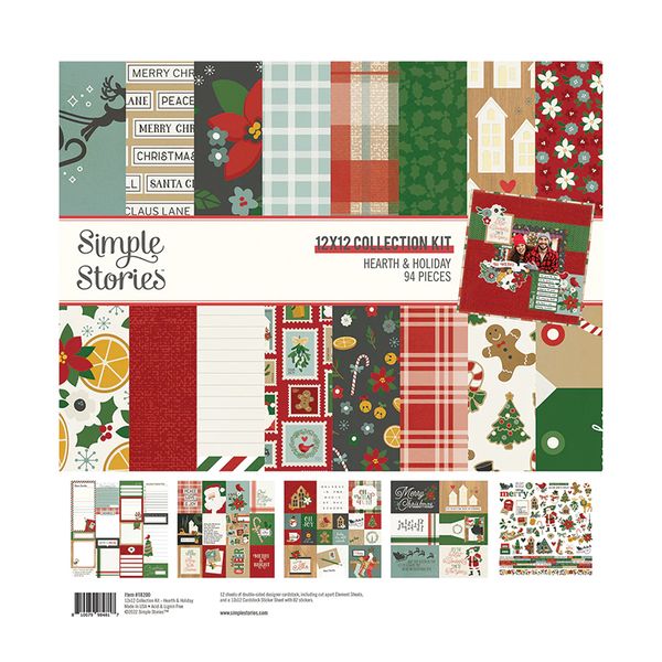 Simple Stories Hearth &amp; Holiday Collection Kit - 12x12
