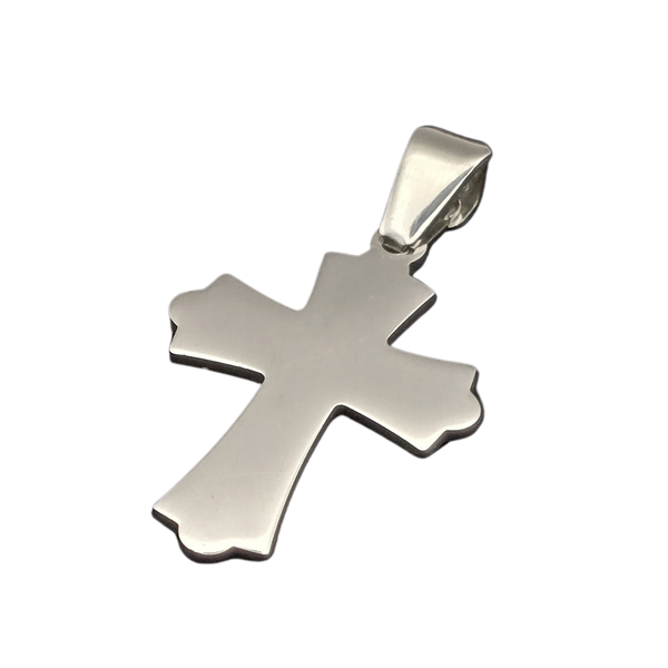 925 Sterling Silver Cross Pendant 3 cm × 2.2 cm