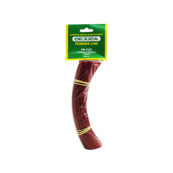 Dejuca - Trimmer Line - 3.5mm X 220mm - Pre Cuts - 100/pkt