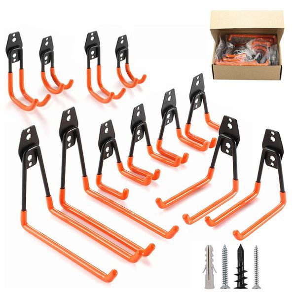 Home Garage Heavy Duty Multifunctional Utility Storage Hooks 10 Set Value