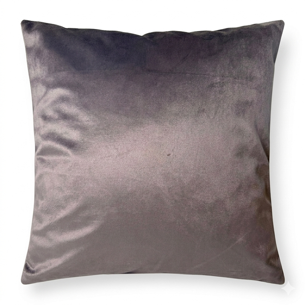 Velvet Grey Scatter Cushion 45Cmx45Cm image