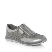 Green Cross Ladies Zip On Sneaker - Grey 52136 | Buy Online in South ...