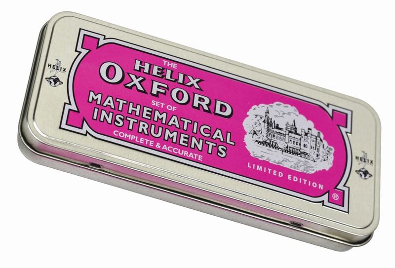 Helix Oxford Maths Set 10 Piece - Pink