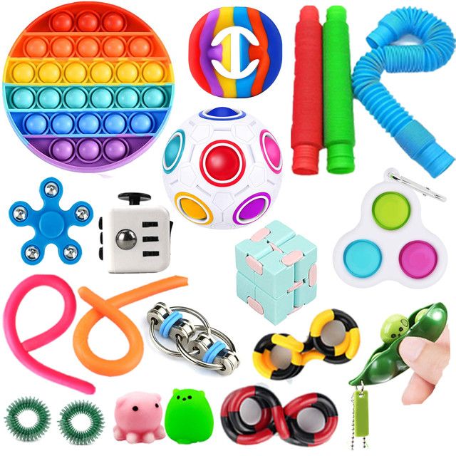 skandaløse dommer tøjlerne 20 Pack Quality Bundle Set Sensory Fidget Toys Stress Relief Kids Adults |  Buy Online in South Africa | takealot.com