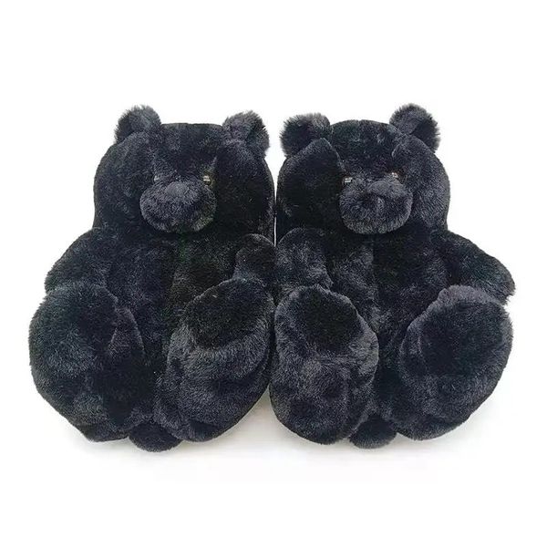 Winter Warm Teddy Bear Slippers For Kids