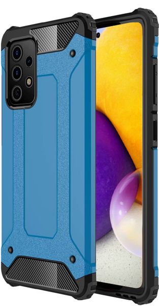 Hybrid Shockproof Case for Samsung Galaxy A72 (2021) - Blue