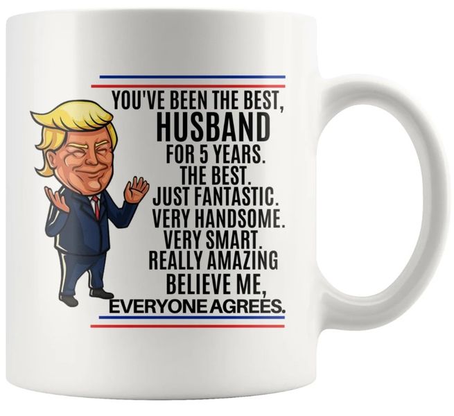 5th Anniversary You've Been The Best Husband For 5 Years Gift Coffee Mug