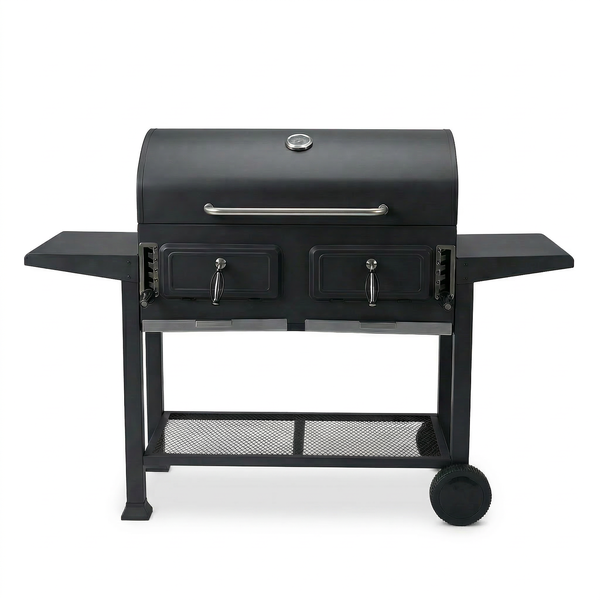 Large Charcoal BBQ Grill - Heavy-Duty Outdoor Braai - 153cm