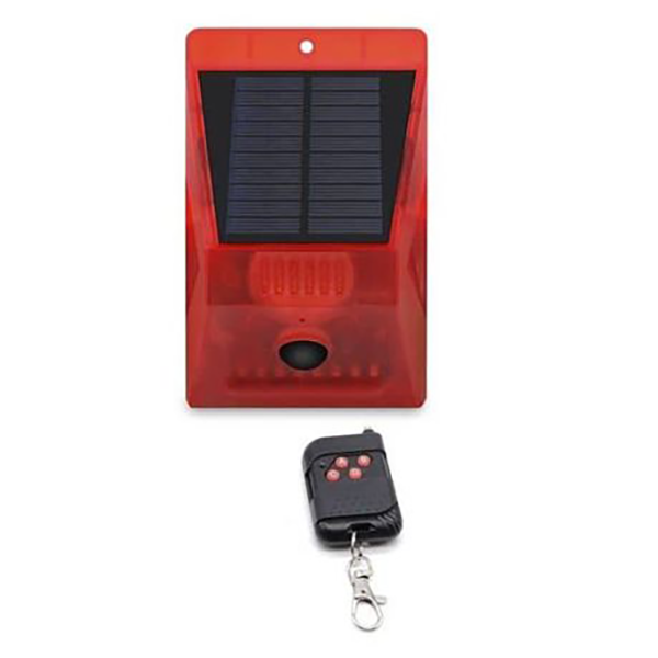 Solar Alarm with Remote