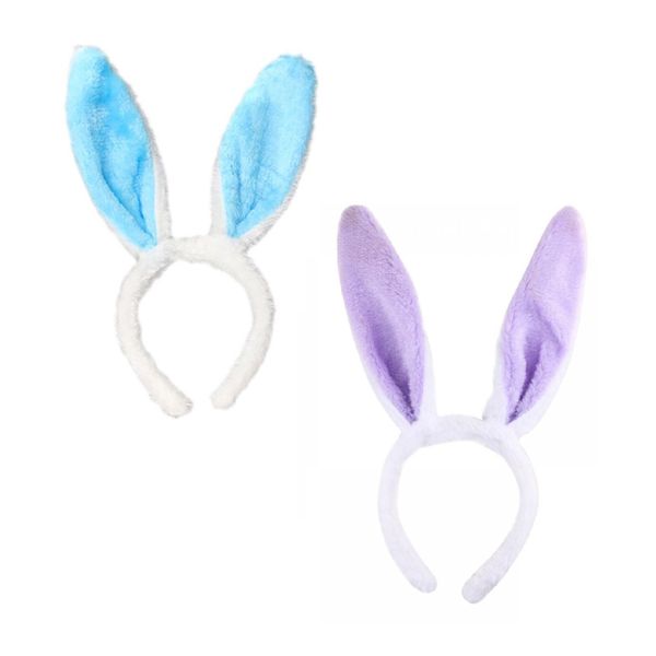 Bunny Rabbit Ears Head Bands - Alice Bands (Set of 2)