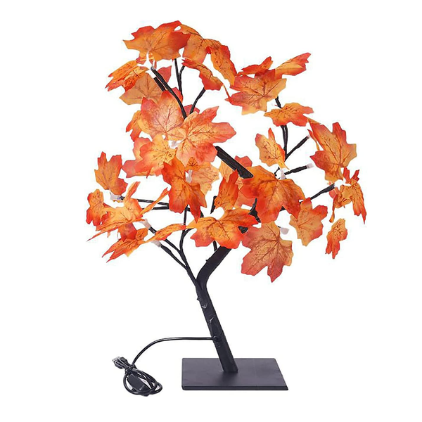 5V Decorative Artifical Indoor Lighted Maple Tree Table Lamp