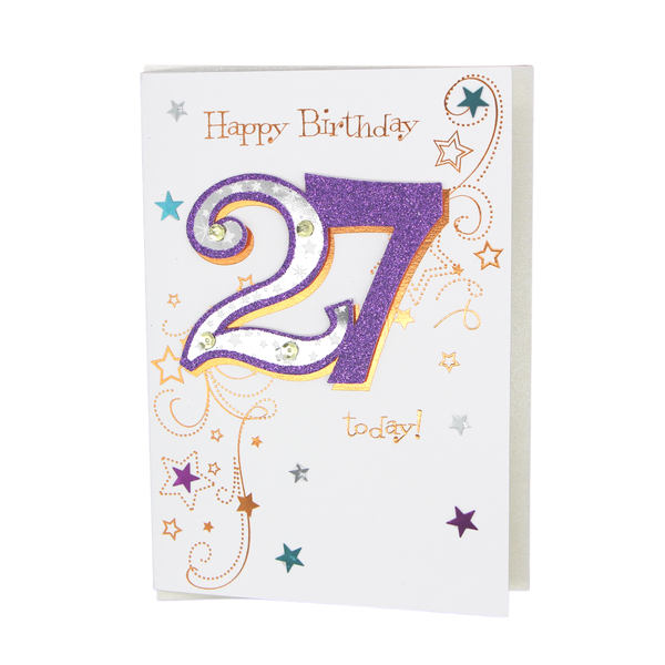 Happy 27th Birthday card