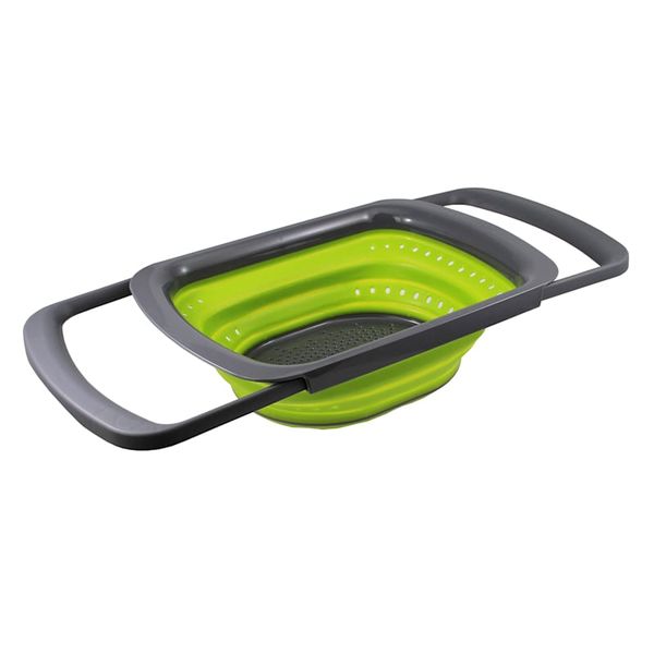 Collapsible Over-Sink Sieve-Green