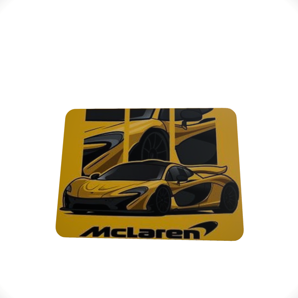 Yellow McLaren D-Mouse Pad