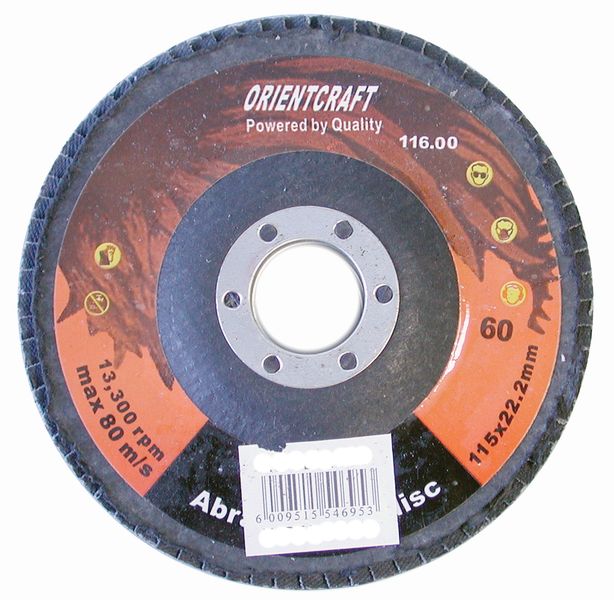 115mm Flapper Disc - 60 Grit
