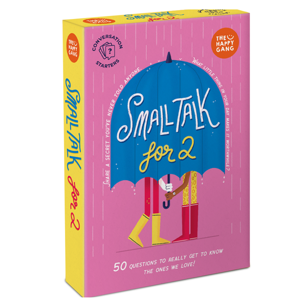 The Happy Gang - Small Talk for 2 Family Card Game for Couples &amp; Friends