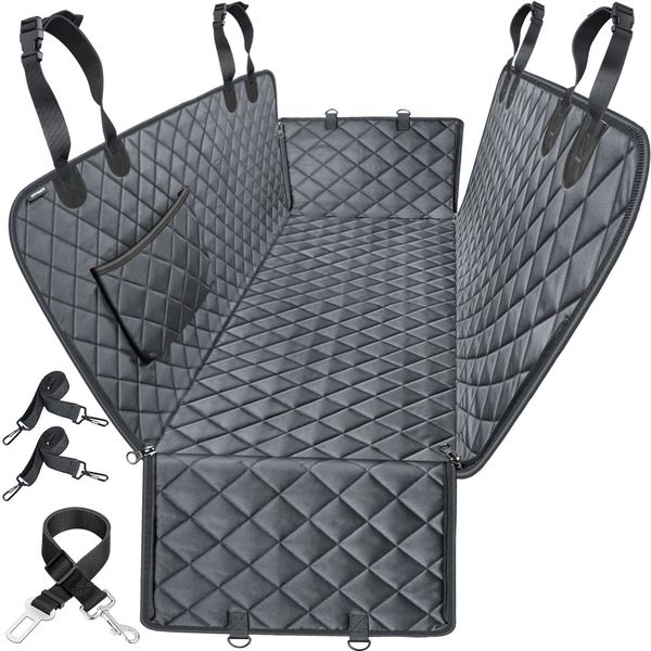 Waterproof Scratch-Proof Nonslip Soft Pet Back Seat Cover