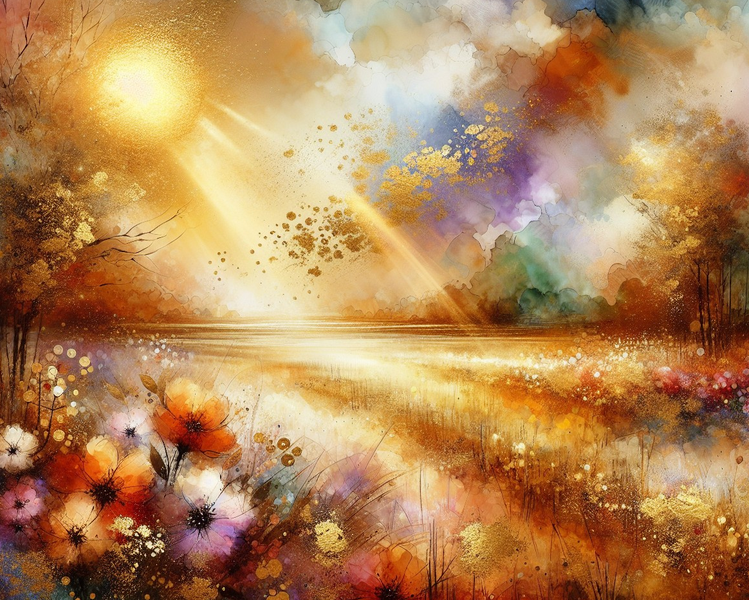 Modern Canvas Wall Art Home Decor - Radiant Sunset
