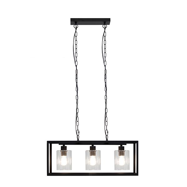 The Lighting Warehouse - Pendant Waterkloof 3 Light Black