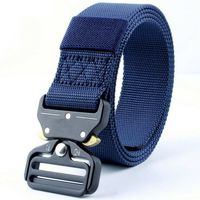 Tactical Nylon Waist Belt Army Quick Release Buckle Belt-Blue | Buy Online in South Africa ...