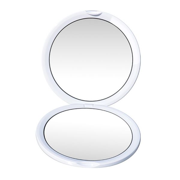 Round Compact Mirror, Portable Mirror with 1X/10X Magnifying Double-Sided