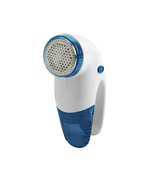Fabric Shaver / Lint Remover - White/ Blue - Triple Blade