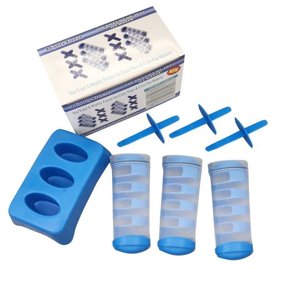 DIY ! Mighty Freeze No-Spill Ice Cube and Ice Pop Maker