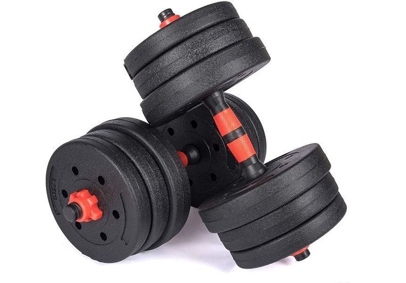 15kg Barbell and Dumbbell Set
