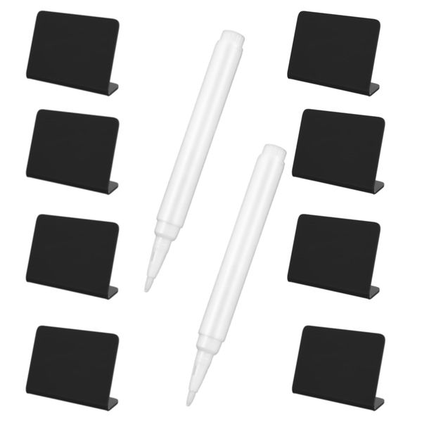 Decor Stationery Liquid Chalk Markers &amp; Mini Chalkboards Wedding Party 10pc
