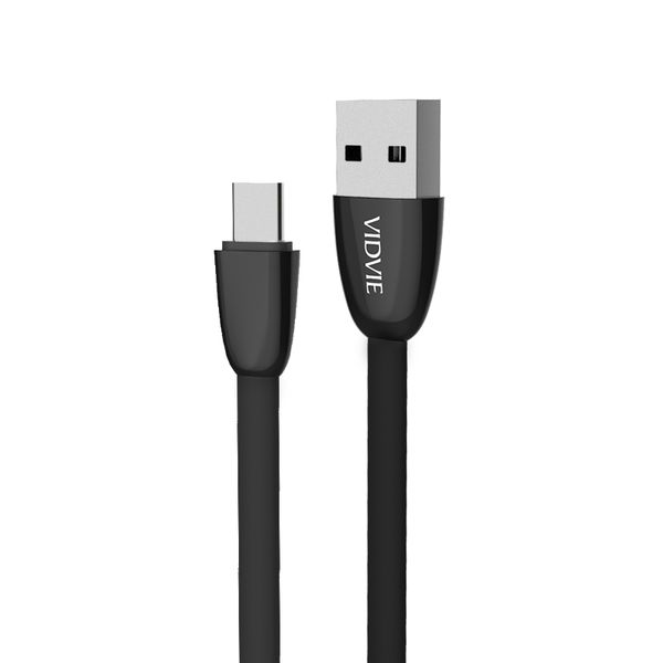 Vidvie CB411c USB-A to USB-C Cable - 1 m, Fast Charging (3 A) - Black
