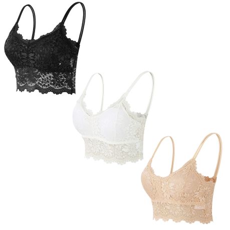 Women Breathable Sexy Seamless Bras Push up Padded Unlined Wireless  Bralettes