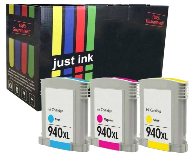 Compatible HP 940XL / C4907AE / C4908AE / C4909AE Colour (C/M/Y) Multipack