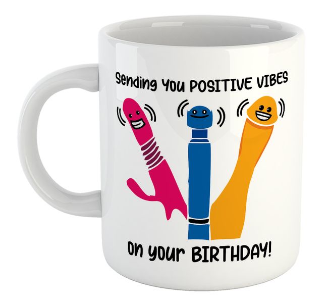 Sending You Positive Vibes On Your Birthday Gift Coffee Mug