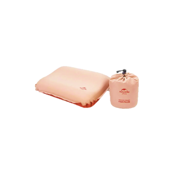 Ergonomic Inflatable Foam Pillow