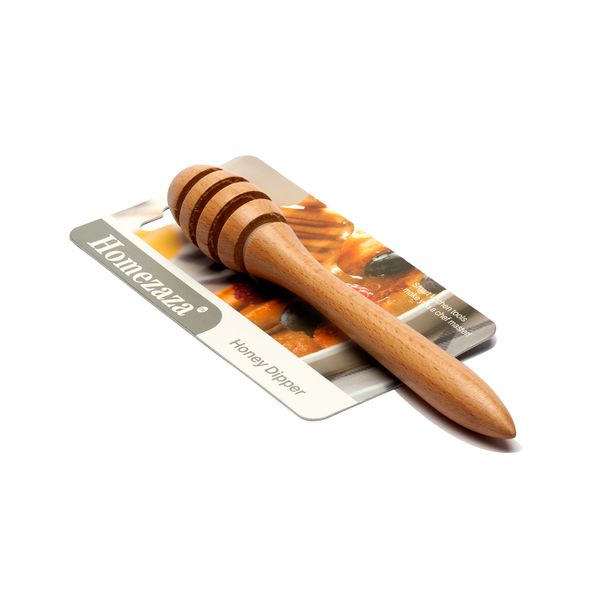 Wooden Honey Dipper - 17cm