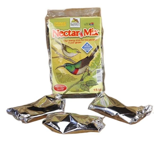 Elaine's Birding Orange Nectar Mix for Wild Birds - 1.5kg Bulk Pack