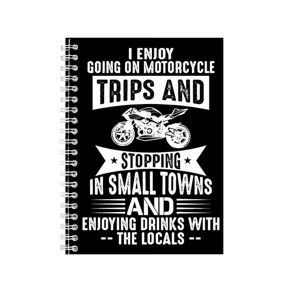 Biker Notebook Biking Gift Idea Writing Book Notepad Pad 31
