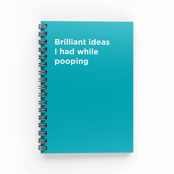 Brilliant Ideas Notebook