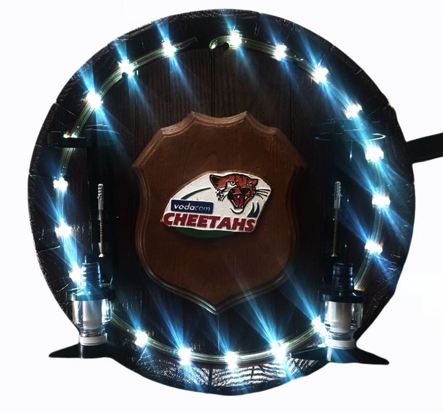 Cheetahs Led Round Barrel 2 x optic Liquor Dispenser