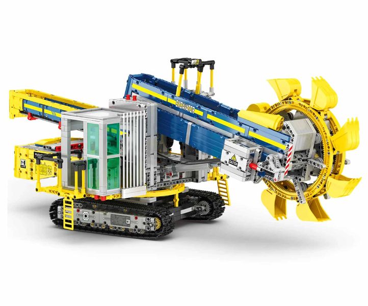 Reobrix R/C Bucket Wheel Excavator Building Blocks 3188 Pieces - 98cm Long