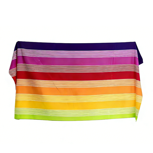 Rainbow Striped Beach Towel Absorbs Water And Dries Quickly - 90x180cm