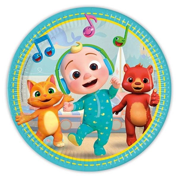 Cocomelon Paper Plates 23cm